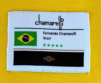 BRAZIL 2010 UMBRO WORLD CHAMPIONS COLLECTION CREST BY FERNANDO CHAMARELLI COMMEMORATIVE JERSEY SIZE 38