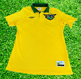 BRAZIL 2010 UMBRO WORLD CHAMPIONS COLLECTION CREST BY FERNANDO CHAMARELLI COMMEMORATIVE JERSEY SIZE 38