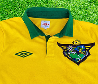 BRAZIL 2010 UMBRO WORLD CHAMPIONS COLLECTION CREST BY FERNANDO CHAMARELLI COMMEMORATIVE JERSEY SIZE 38