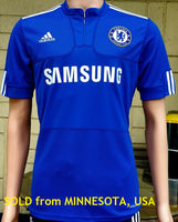 ENGLISH PREMIER CHELSEA 2009-10 TREBLE HOME ADIDAS JERSEY SHIRT S/ MEDIUM  # E84291  SOLD !!!