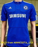 ENGLISH PREMIER CHELSEA 2009-10 TREBLE HOME ADIDAS JERSEY SHIRT S/ MEDIUM  # E84291  SOLD !!!