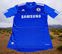 ENGLISH PREMIER CHELSEA 2009-10 TREBLE HOME ADIDAS JERSEY SHIRT S/ MEDIUM  # E84291