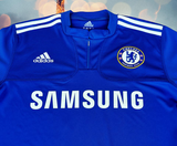 ENGLISH PREMIER CHELSEA 2009-10 TREBLE HOME ADIDAS JERSEY SHIRT S/ MEDIUM  # E84291