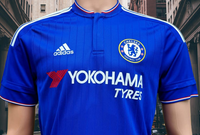 ENGLISH PREMIER CHELSEA 2015-16 FA COMMUNITY SHIELDS RUNNER-UP HOME ADIDAS JERSEY SHIRT SMALL # AH5104