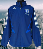 ENGLISH PREMIER CHELSEA 2007-08 ALL WEATHER ADIDAS NAVY BLUE TRAINING JACKET MEDIUM  # 693941 AN3002