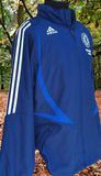 ENGLISH PREMIER CHELSEA 2007-08 ALL WEATHER ADIDAS NAVY BLUE TRAINING JACKET MEDIUM  # 693941 AN3002