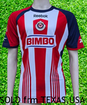 MEXICO LIGA MX CHIVAS DE GUADALAJARA 2009-2010 HOME REEBOK SHIRT MEDIUM SOLD!