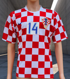 CROATIA 2008 EURO QUALIFICATION Luka Modrić HOME NIKE JERSEY SHIRT LARGE / HRVATSKA KUĆNA MAJICA VELIKA