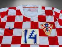 CROATIA 2008 EURO QUALIFICATION Luka Modrić HOME NIKE JERSEY SHIRT LARGE / HRVATSKA KUĆNA MAJICA VELIKA