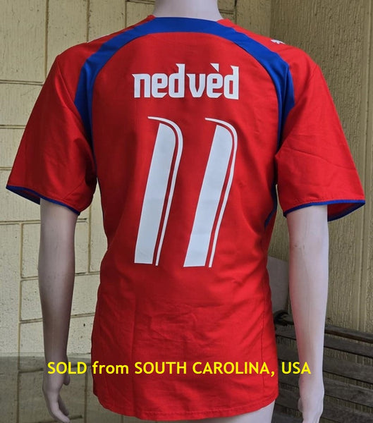 CZECH 2006 WORLD CUP LEGENDARY Pavel Nedvěd 11 JERSEY PUMA SHIRT TRIKOT XL  SOLD !!!