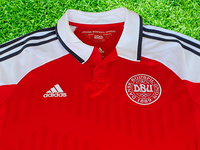 DENMARK 2012 EURO HOME 2OTH ANNIVERSARY 1992 EUROPEAN CHAMPION ADIDAS JERSEY SHIRT DANSK FODBOL M # X11598