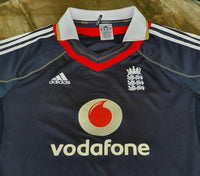 ENGLAND CRICKET 2010 One Day International (ODI) CRICKET ADIDAS JERSEY SHIRT MEDIUM # E87918