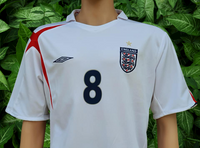 ENGLAND 2006 WORLD CUP QUARTER-FINALS LAMPARD 8 HOME UMBRO JERSEY SHIRT LARGE