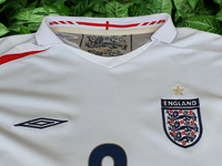 ENGLAND 2006 WORLD CUP QUARTER-FINALS LAMPARD 8 HOME UMBRO JERSEY SHIRT LARGE