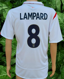 ENGLAND 2006 WORLD CUP QUARTER-FINALS LAMPARD 8 HOME UMBRO JERSEY SHIRT LARGE