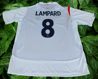 ENGLAND 2006 WORLD CUP QUARTER-FINALS LAMPARD 8 HOME UMBRO JERSEY SHIRT LARGE