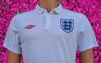 ENGLAND 2010 WORLD CUP SOUTH AFRICA QUALIFICATION HOME UMBRO JERSEY  SHIRT SMALL