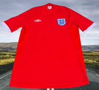 ENGLAND 2010 FIFA WORLD CUP SOUTH AFRICA AWAY UMBRO JERSEY SHIRT M