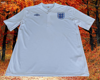 ENGLAND 2012 EURO QUALIFICATION HOME UMBRO JERSEY SHIRT EXTRA LARGE