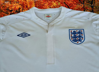 ENGLAND 2012 EURO QUALIFICATION HOME UMBRO JERSEY SHIRT EXTRA LARGE