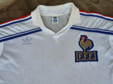 France 1986 WORLD CUP JEAN TIGANA 14 AWAY LARGE JERSEY SHIRT