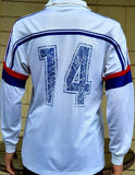 France 1986 WORLD CUP JEAN TIGANA 14 AWAY LARGE JERSEY SHIRT