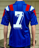 FRANCE EURO 1992  DESCHAMPS 7 HOME LARGE JERSEY SHIRT