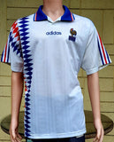 FRANCE 1994-1995 EURO 1996 AWAY JERSEY LARGE SHIRT