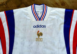 FRANCE 1996-1997 DESCHAMPS 7 AWAY JERSEY MEDIUM SHIRT