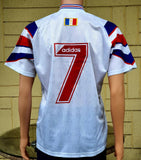 FRANCE 1996-1997 DESCHAMPS 7 AWAY JERSEY MEDIUM SHIRT