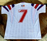 FRANCE 1996-1997 DESCHAMPS 7 AWAY JERSEY MEDIUM SHIRT