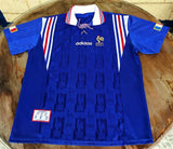 FRANCE EURO 1996 1997 HOME JERSEY LARGE SHIRT