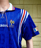 FRANCE EURO 1996 1997 HOME JERSEY LARGE SHIRT