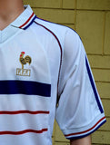 FRANCE WORLD CUP 1998 CHAMPION AWAY JERSEY LARGE SHIRT