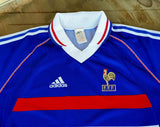 FRANCE WORLD CUP 1998 CHAMPION HOME JERSEY LARGE SHIRT