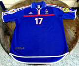 FRANCE EURO 2000 EMMANUEL PETIT 17  HOME LARGE SHIRT