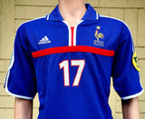 FRANCE EURO 2000 EMMANUEL PETIT 17  HOME LARGE SHIRT