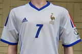 FRANCE 2002 WORLD CUP ROBERT PIRES 7 AWAY LARGE SHIRT