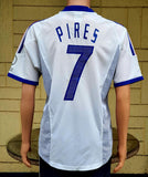 FRANCE 2002 WORLD CUP ROBERT PIRES 7 AWAY LARGE SHIRT