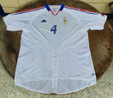 France EURO 2004- 2006 VIEIRA 4 AWAY SHIRT LARGE JERSEY
