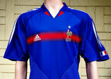 FRANCE EURO 2004- 2006 HOME SHIRT PLAYER VERSION LARGE JERSEY