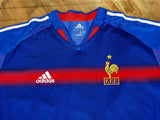 FRANCE EURO 2004- 2006 HOME SHIRT PLAYER VERSION LARGE JERSEY
