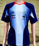 FRANCE EURO 2004 TRAINING SHIRT MEDIUM JERSEY