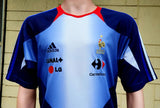FRANCE EURO 2004 TRAINING SHIRT MEDIUM JERSEY