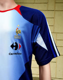 FRANCE EURO 2004 TRAINING SHIRT MEDIUM JERSEY