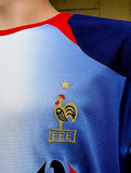 FRANCE EURO 2004 TRAINING SHIRT MEDIUM JERSEY