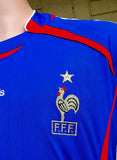 FRANCE 2006 WORLD CUP- 2007 HOME SHIRT ADIDAS FORMOTION LARGE JERSEY