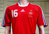 FRANCE 2007 - EURO 2008 SéBASTIEN FREY 16 AWAY SHIRT ADIDAS MEDIUM JERSEY