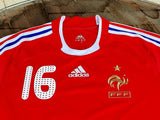 FRANCE 2007 - EURO 2008 SéBASTIEN FREY 16 AWAY SHIRT ADIDAS MEDIUM JERSEY