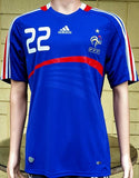 FRANCE 2007-EURO 2008 FRANK RIBERY 22 SHIRT ADIDAS MEDIUM JERSEY